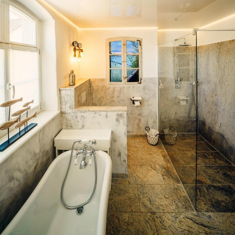 Alte Schmiede Mit Sauna, Pool Und Whirpool Im Aussenbereich Schoenstes Ferienhaus Der Lausitz Elsterheide Esterno foto